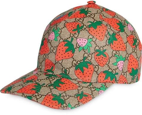 casquette gucci fraise prix|casquette gucci homme luxe.